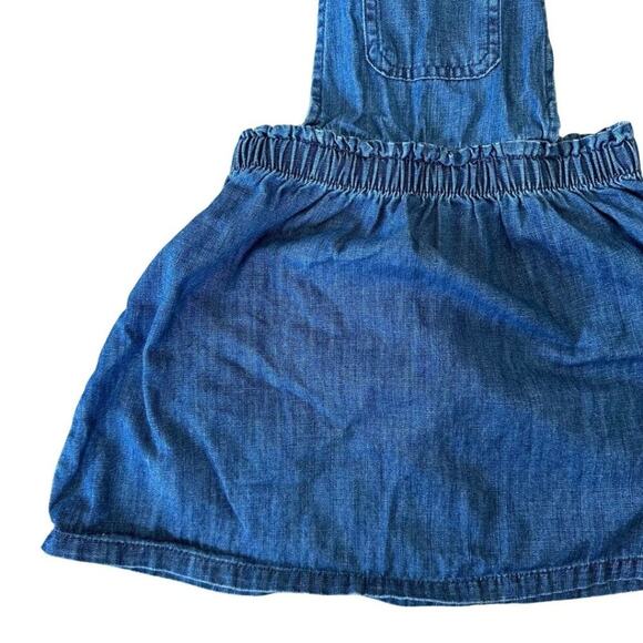 Cat & Jack Denim Jumper Cross Back Denim 3T - Picture 3 of 9